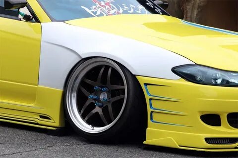 326POWER Gachabari 45mm FRP Front Over Fender Set - Silvia S