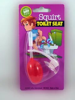 Squirt Toilet Seat - Joke Prank Gag Trick.