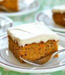 Carrot Cake with Cream Cheese Frosting Recipe Baked dishes, 