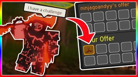 CHALLENGING PEOPLE FOR A FREE LEGENDARY! Dungeon Quest Roblo