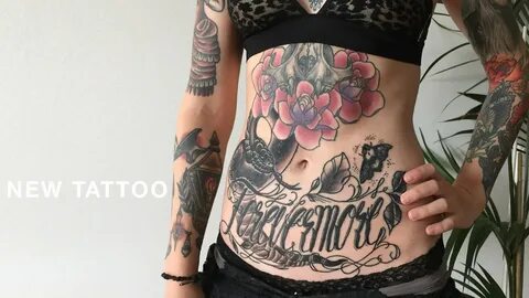 New Tattoo: Lower Stomach Torture - YouTube