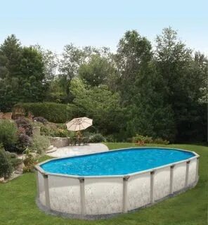 J8000 15x30 ft Oval Deluxe Above Ground Pool Complete Packag