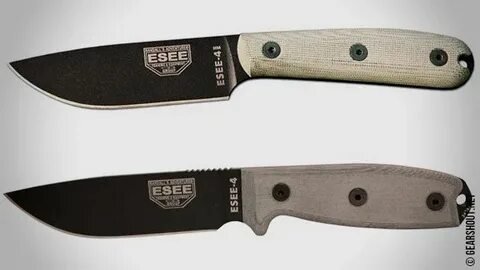 ESEE-3HM и ESEE-4HM - новые модели полевых ножей от ESEE Kni