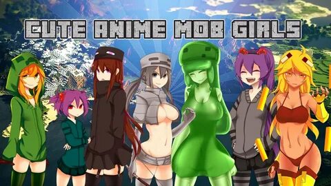 CUTE ANIME GIRL MOBS Download Custom Texture Pack Resource P