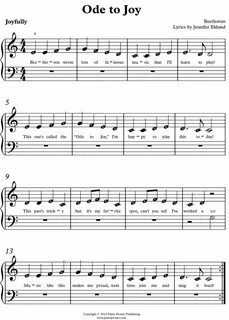 Lettered Sheet Music (Primer) Piano Pronto Blog Sheet music,