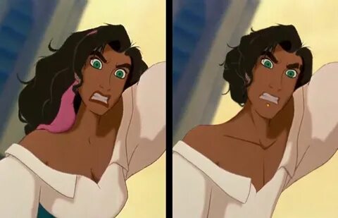 Esmeralda genderbend by thenamelessdoll Disney au, Disney ge