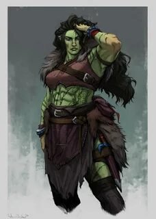 Pin by Space Titan on Lady Orcs! Female orc, Character art, 