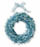 Sea Glass Wreath L.L.Bean Beach glass wreath, Sea glass craf