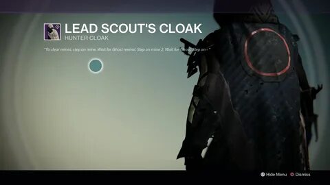 Lead Scout's Cloak Destiny Wiki Fandom