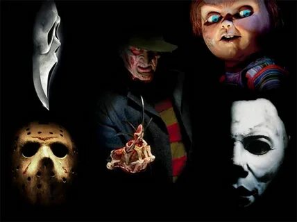 Horror Movie Collage Wallpaper posted by Samantha Cunningham