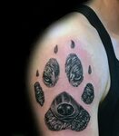 50 σχέδια για τατουάζ Wolf Paw για άνδρες - Ιδέες μελάνης γι