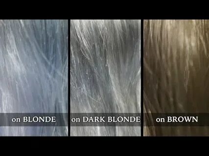 MANIC PANIC BLUE STEEL on Blonde, Dark Blonde and Brown Hair