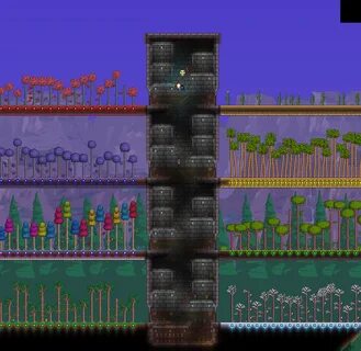 Tree Farm Gigantus Terraria house ideas, Terraria house desi