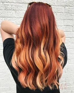 Copper balayage #hairwaytokale #redhaircopper Ombre hair col