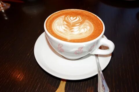 Безплатна снимка : капучино, плосък бял, caff макиато, Cafe 