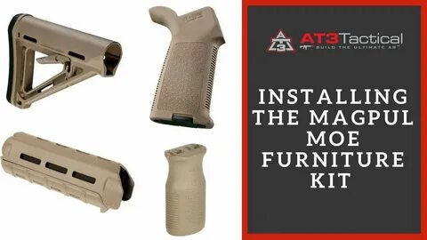 Installing the Magpul MOE Furniture Kit from AT3 Tactical - 