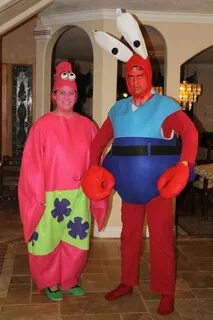 2010 Sponge Bob: Patrick and Mr Krabbs Couple halloween cost