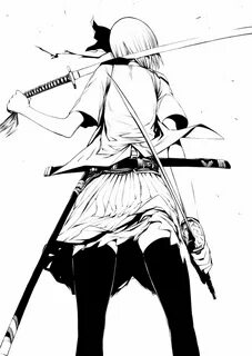 Touhou-konpaku+youmu-onigunsou sword anime series black whit