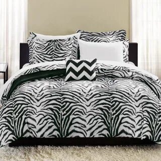 Mainstays Zebra Bed in a Bag Complete Bedding - Walmart Inve