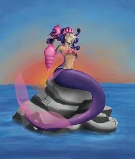 Mermaid Medusa - Smite skin concept Smite skins, Mermaid, Me