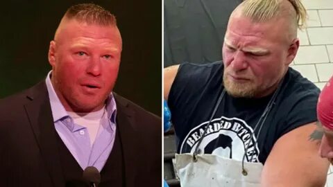 Brock Lesnar Now Has A Ponytail And He Still Looks Hard As N