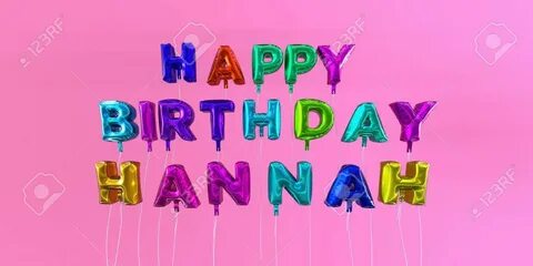 Happy Birthday Hannah