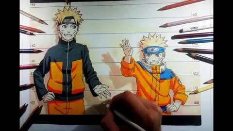 Drawing / Dibujo Naruto Shippuden & Naruto Color Drawing - Y