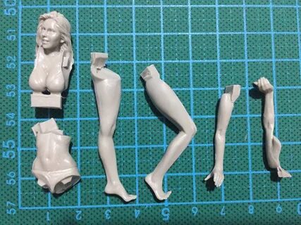 1/24 Scale 75mm Unpainted Resin Figure Female Driver on Robo