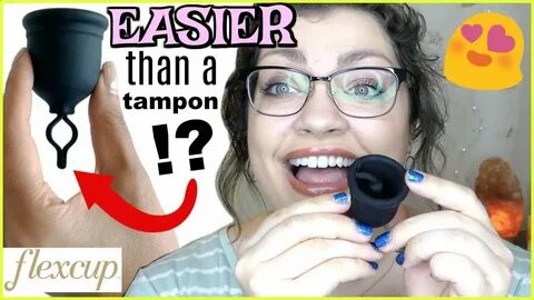 PULLS OUT EASILY LIKE A TAMPON?? Flex Menstrual Cup (Testing
