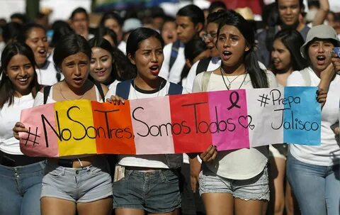 Thousands protest brutal killings of 3 Mexican film students