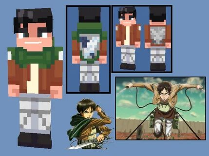 Minecraft skins attack on titan