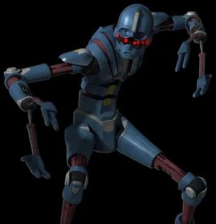 EX-D Infiltrator Droid, Outlawed by the Empire, used by Thra