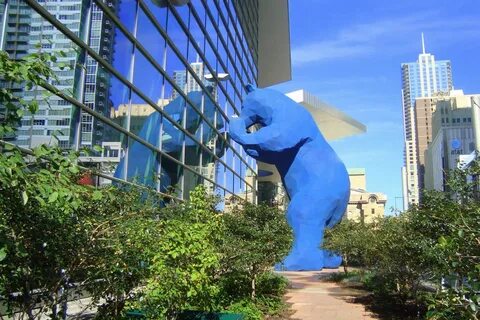 Denver, CO - Blue Bear! Big blue, Around the worlds, Public 