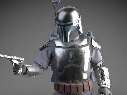 Star Wars Jango Fett - 3D Model by SQUIR