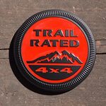 zorratin Metal Trail Rated 4x4 Round Emblem Badge for Jeep W