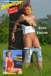 Erika Eleniak Fake, Bondage, Camel Toe, Panties Pulled Down, Public, Tit Sl...