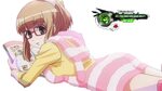 WataMote:Naruse Yuu Ep 4 Cute Pijama Render ORS Anime Render