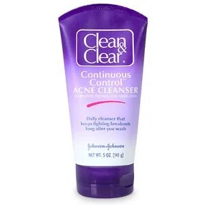 Clean&Clear Continuous Control Acne Cleanser - Makeup Moment