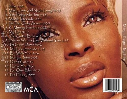 Graphic Design I: Mary J Blige- My Life CD cover