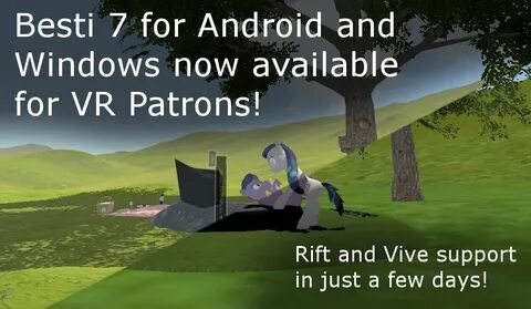 Besti VR Pony Simulator HTC Vive/GearVR - /mlp/ - My Little 