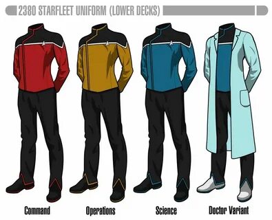Starfleet Uniform Circa 2380 - Lower Decks by HaphazArtGeek 