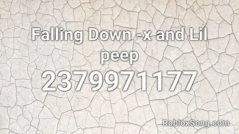 Falling Down -x and Lil peep Roblox ID - Roblox Music Code -