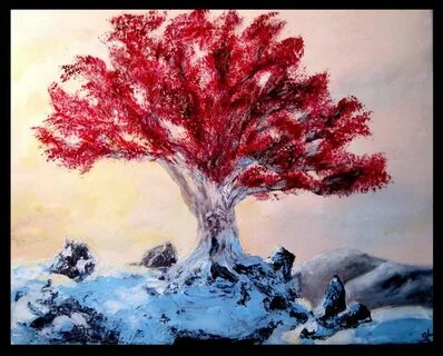 Weirwood Tree by Jialin Tree art, Game of thrones tree, Tree