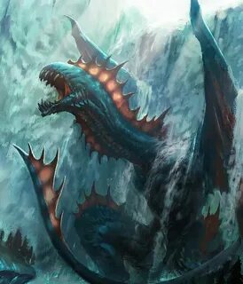 Pin by IEKARI on dragões Fantasy creatures, Fantasy monster,