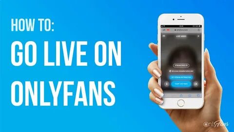 How to: Go Live on OnlyFans - YouTube