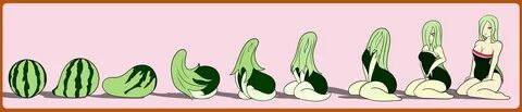 Watermelon To Woman by ChompWorks on DeviantArt