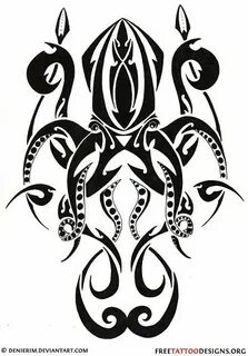Tribal octopus tattoo design - Octopus tattoo design, Octopu