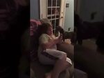 Brother farts on sister - YouTube