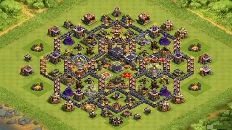 TOWN HALL 9 TH9 HYBIRD BASE 2017 WITH REPLAYS TH9 TROPHY FAR