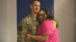 Air Force brother surprises his sister at graduation rehears